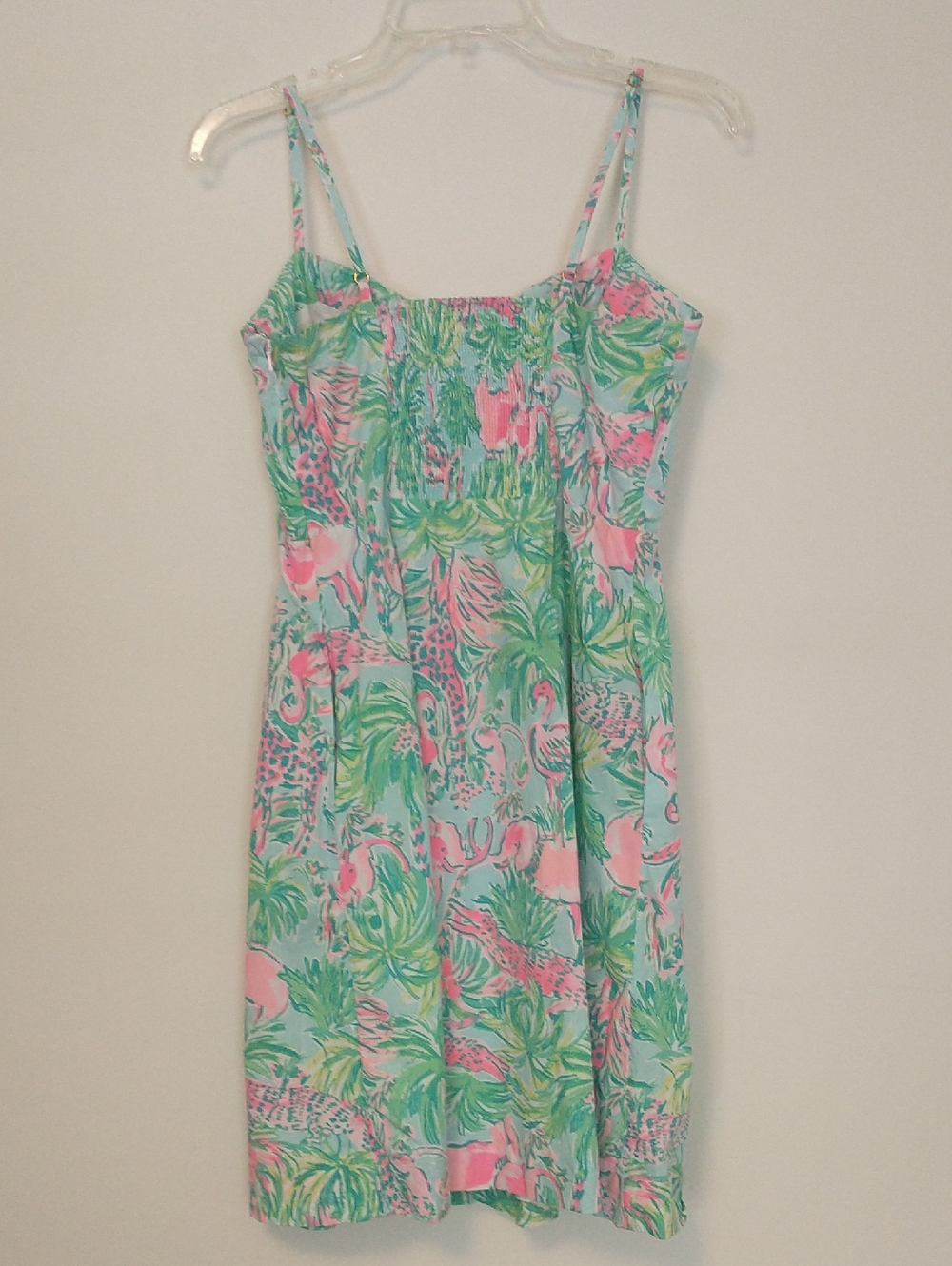Lilly Pulitzer Sweetheart Neck Smocked Bodice Sundress Size 6 - Picture 3 of 11